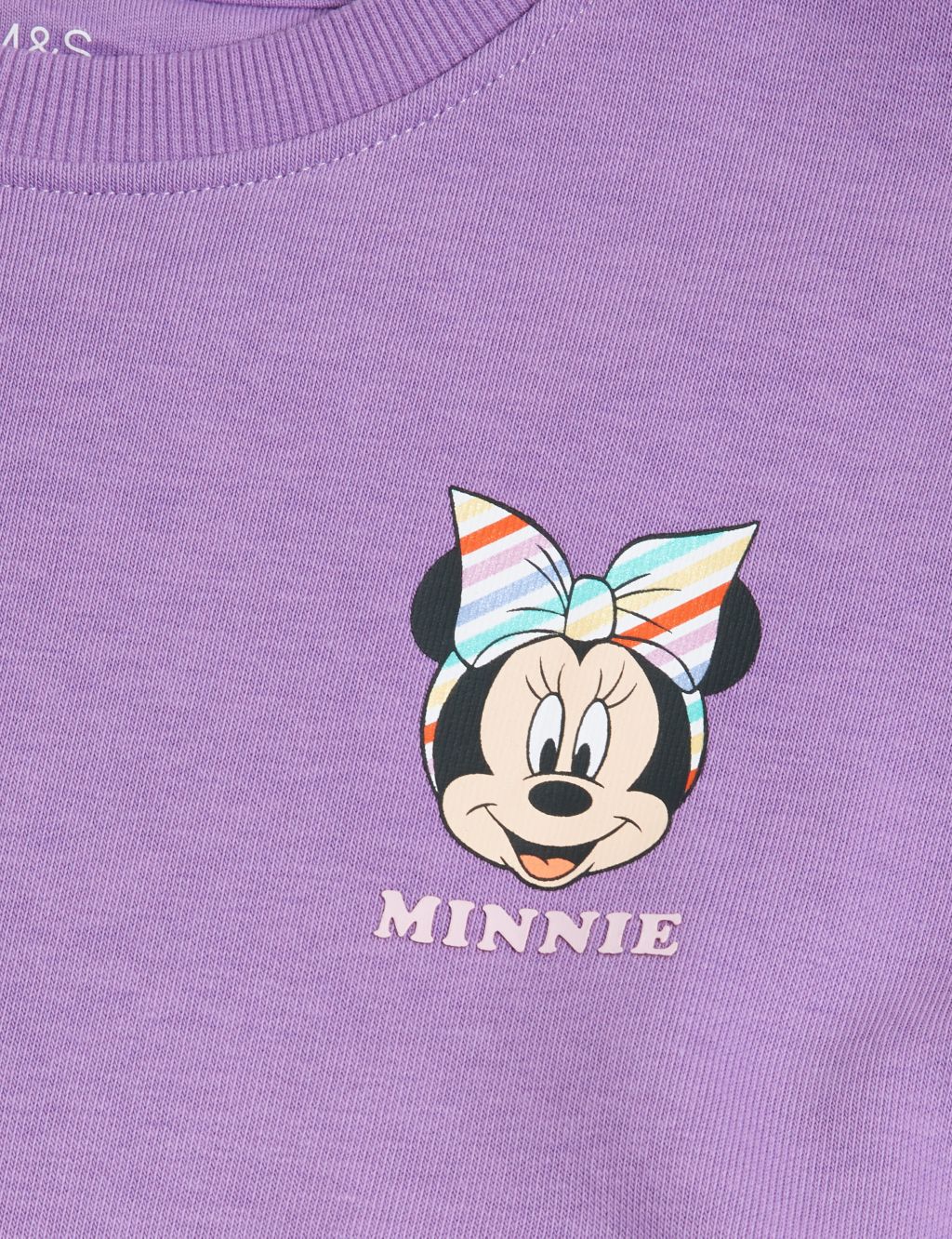 Cotton Rich Minnie Mouse™ Sweatshirt (2-8 Yrs) image 4