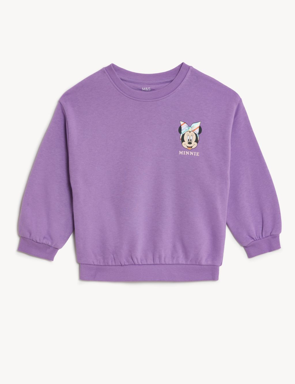 Cotton Rich Minnie Mouse™ Sweatshirt (2-8 Yrs) image 2