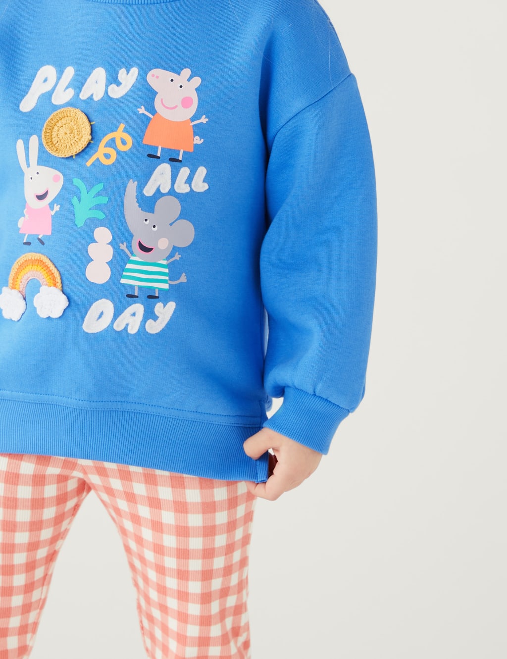 Cotton Rich Peppa Pig™ Sweatshirt (2-8 Yrs) image 2
