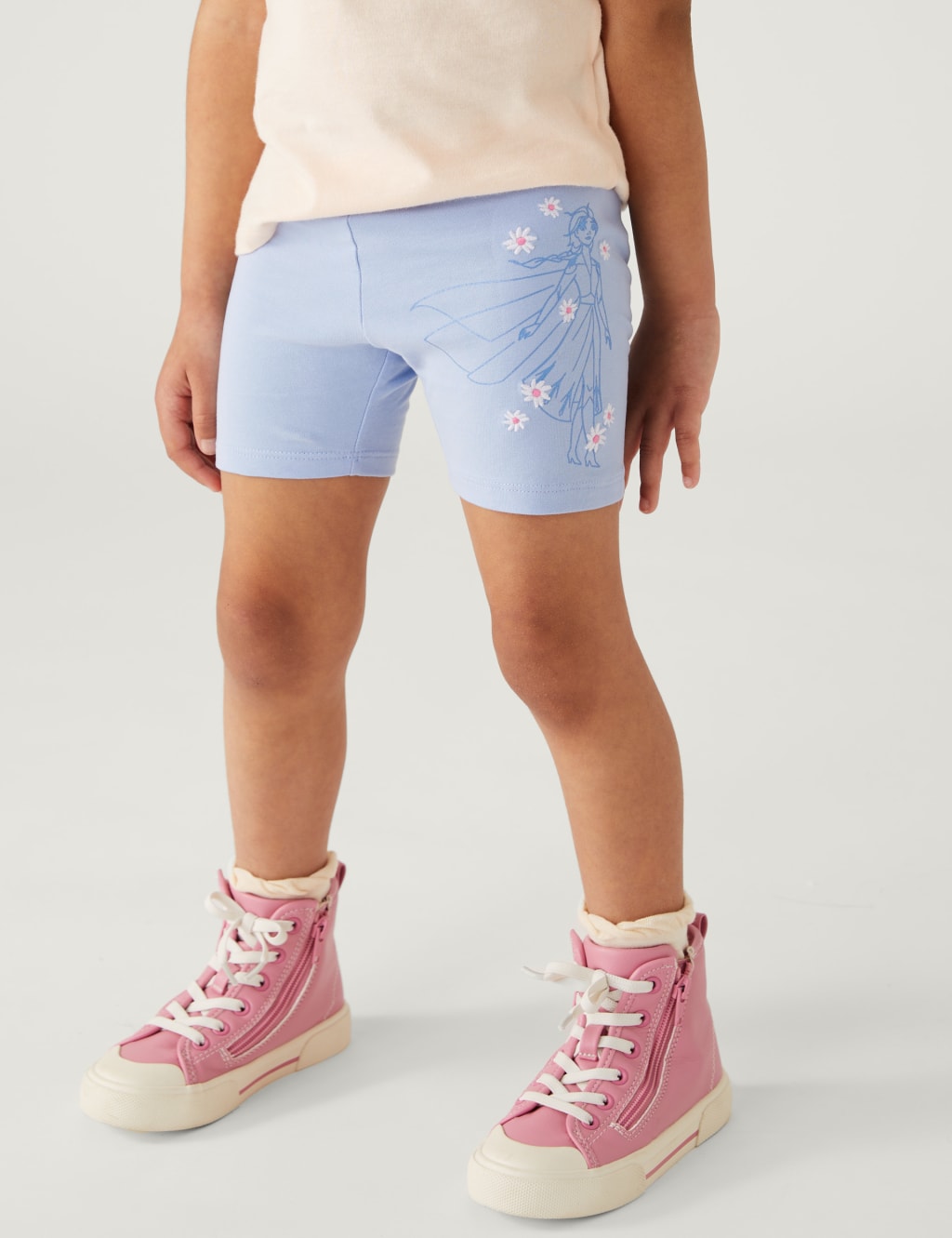 2pk Cotton Rich Frozen™ Cycling Shorts (2 - 10 Yrs) image 2
