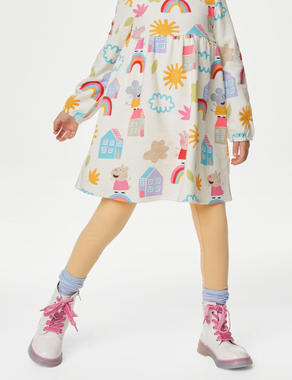 Pure Cotton Peppa Pig™ Dress (2-8 Yrs) image 3