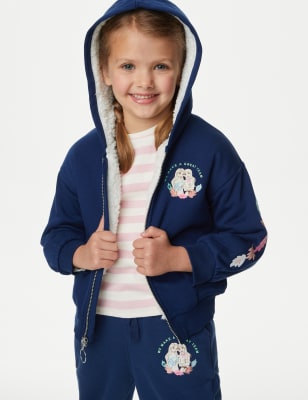 Cotton Rich Disney Frozen™ Hoodie (2-8 Yrs) - JO