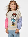 Sweatshirt mit hohem Bauwollanteil und Minnie™-Motiv (2–8 J.)