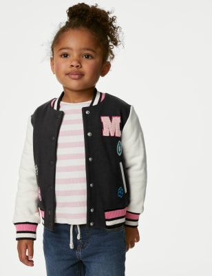 

M&S Collection Cazadora bomber de algodón de Minnie Mouse™ (2-8 años) - Carbon, Carbon