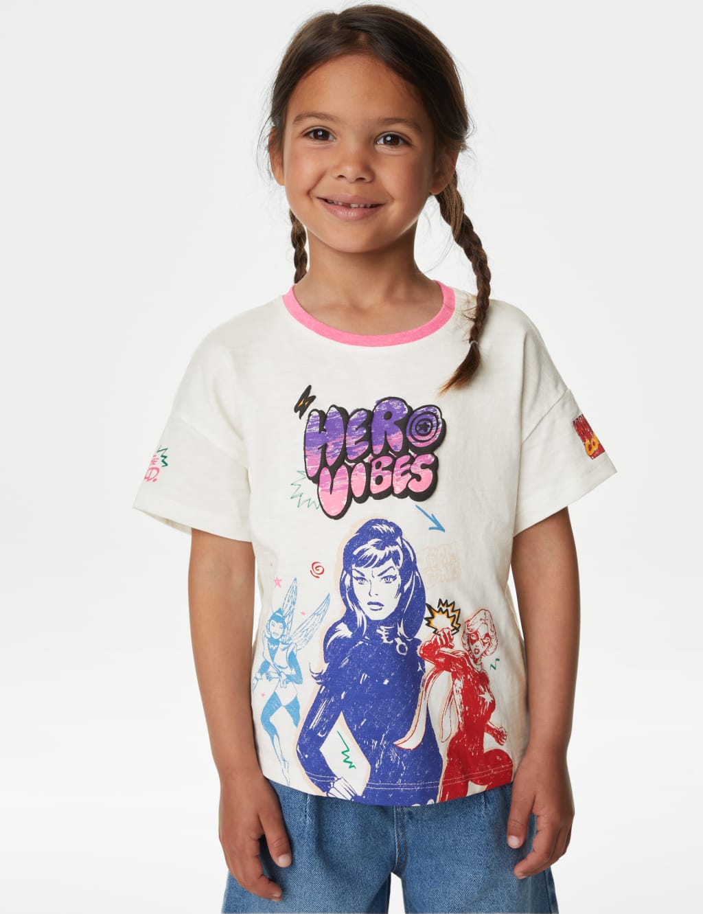 Pure Cotton Marvel™ T-Shirt (2-8 Yrs) image 3