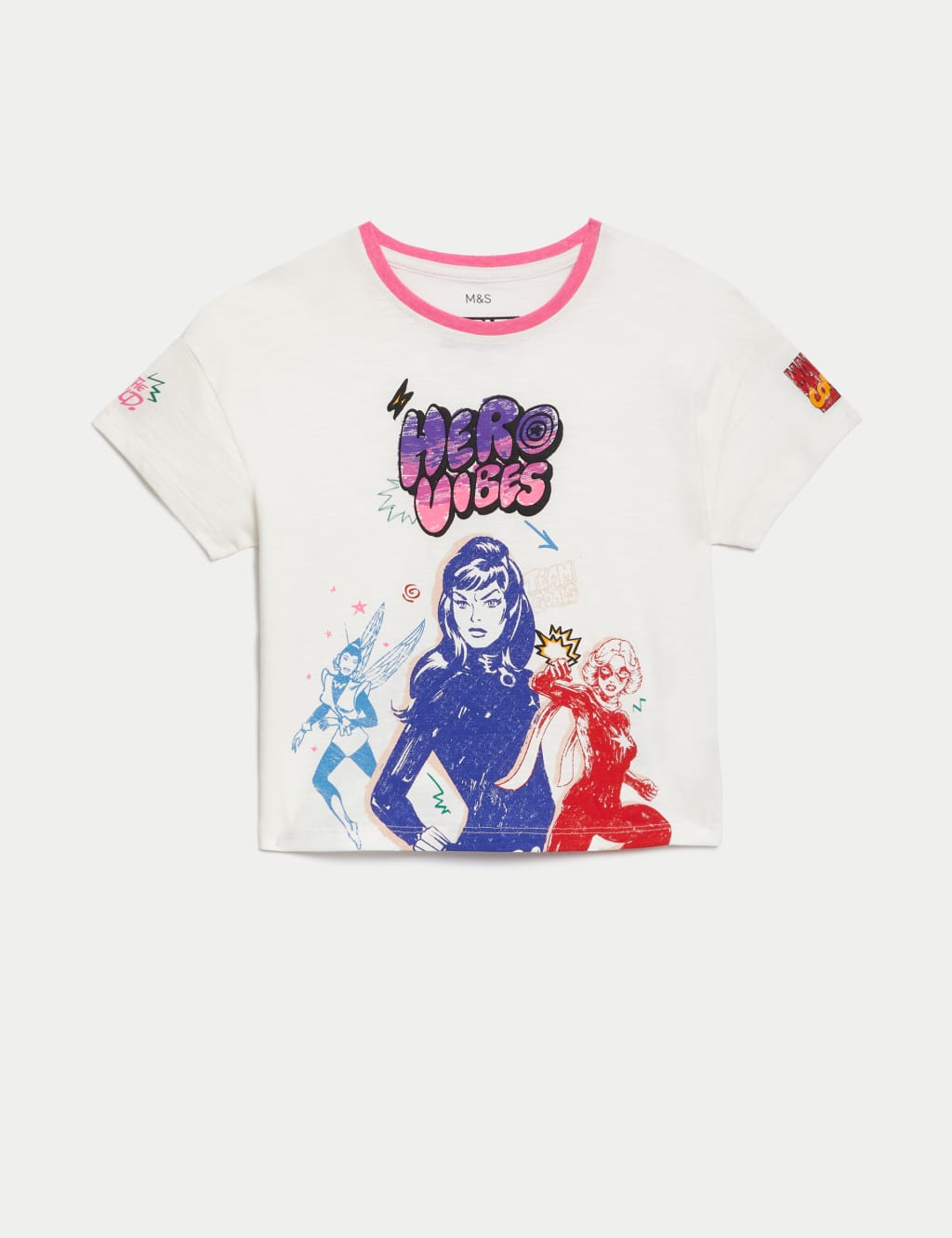 Pure Cotton Marvel™ T-Shirt (2-8 Yrs) image 2