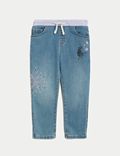 Normal geschnittene Jeans mit hohem Baumwollanteil und Frozen™-Motiv (2–8 J.)