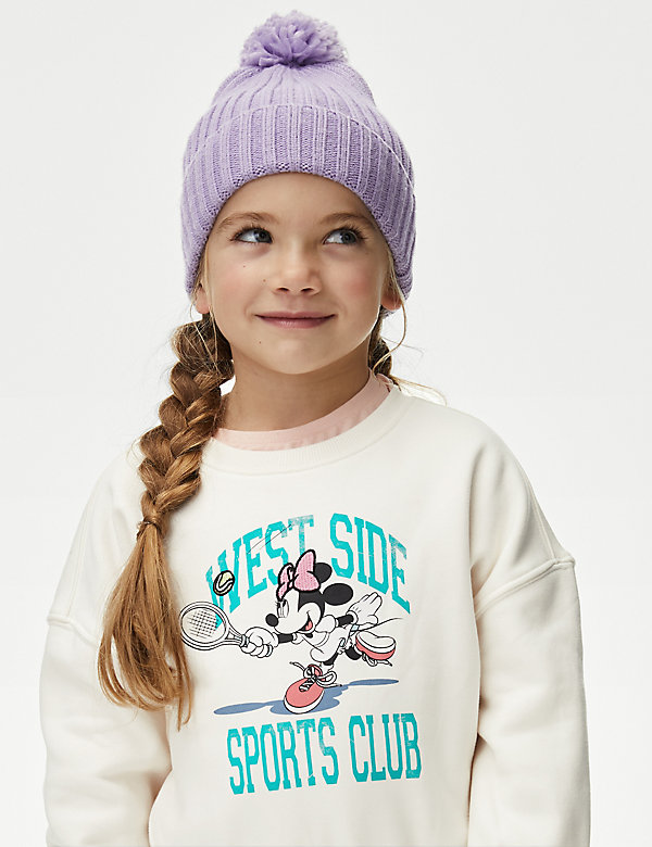Cotton Rich Minnie Mouse™ Sweatshirt (2-8 Yrs) - AL