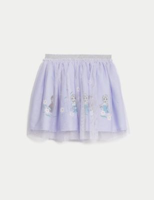 M&S Girls Disney Frozentm Elasticated Waist Tutu Skirt (2-8 Yrs) - 3-4 Y - Lilac Mix, Lilac Mix