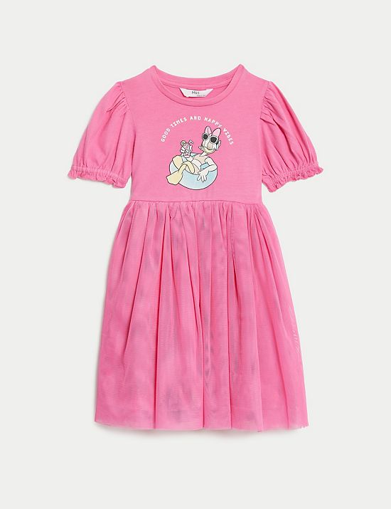 Disney™ Daisy Duck Tulle Dress (2-8 Yrs)