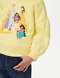 Lot de 4&nbsp;sweats en coton à motif princesse Disney™ (du 2 au 8&nbsp;ans)