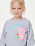 Sweatshirt mit hohem Baumwollanteil und Peppa Pig™-Motiv (2–8 Jahre)