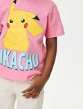 Puur katoenen T-shirt met Pokémon™-motief (4-8 jaar)