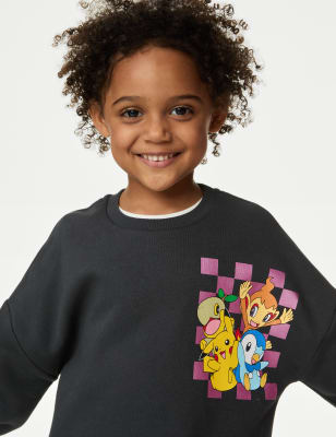 Cotton Rich Pokémon™ Sweatshirt (2-8 Yrs) - BE