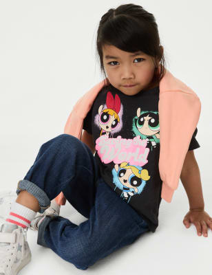 Pure Cotton Powerpuff™ girls T-Shirt (2-8 Yrs)