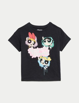 Pure Cotton Powerpuff™ girls T-Shirt (2-8 Yrs)