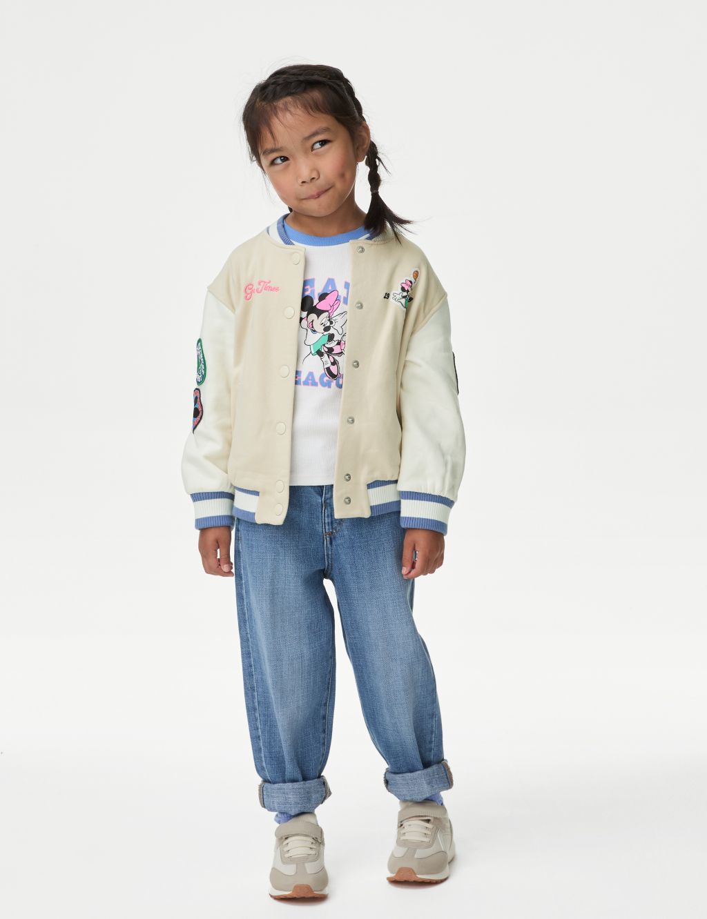 Pure Cotton Minnie Mouse™ Bomber (2-8 Yrs)