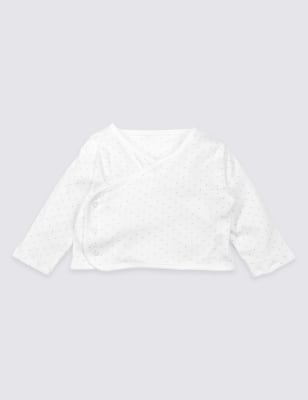 Tečkovan&yacute; žerzejov&yacute; top z&nbsp;organick&eacute; bavlny