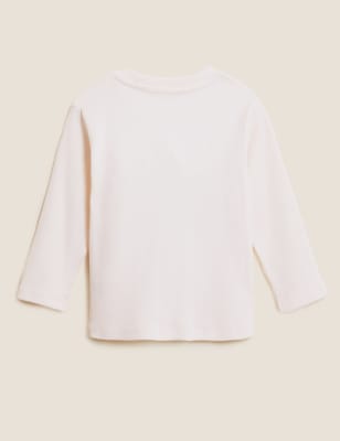 

M&S Collection T-Shirt mit hohem Baumwollanteil (0-3 J.) - Cream, Cream