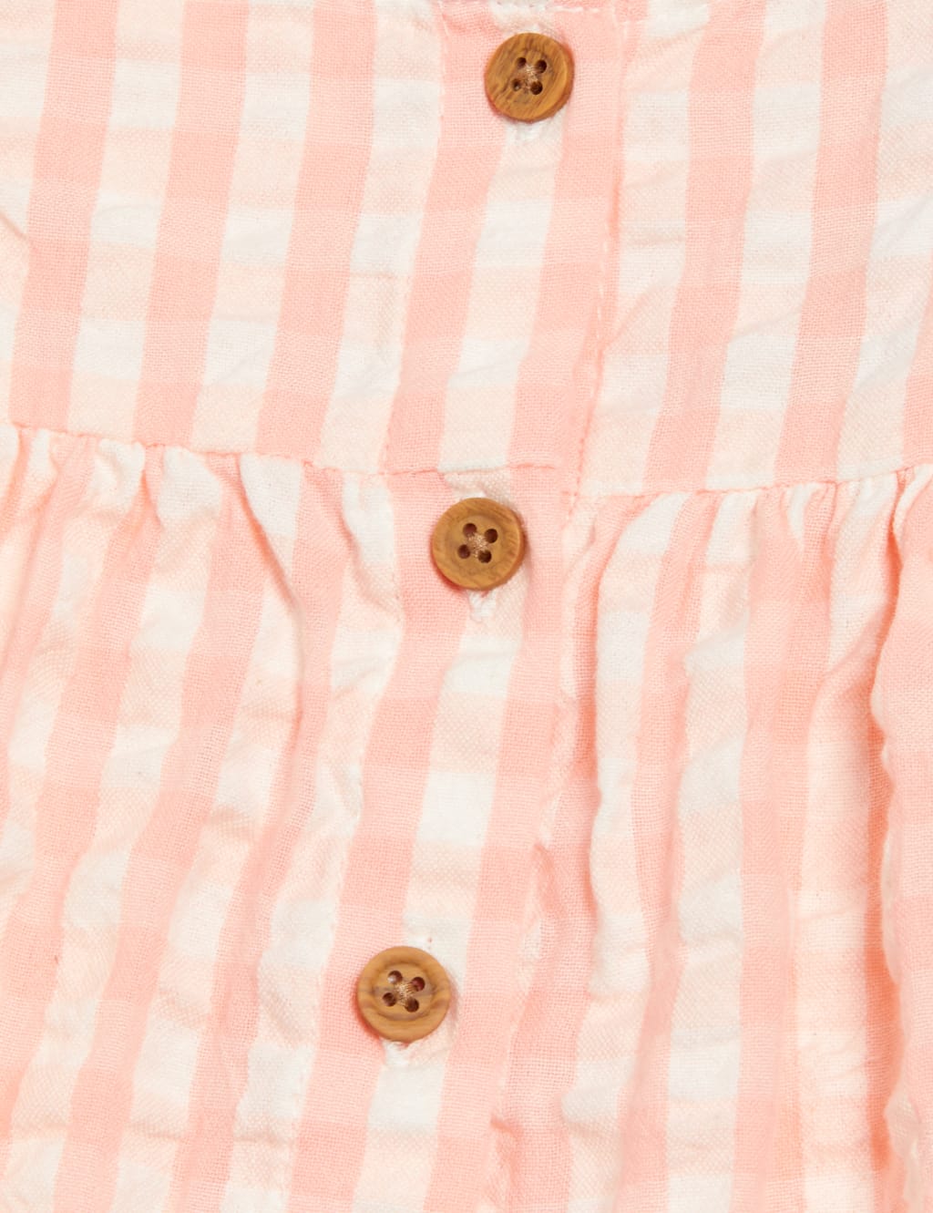 2pc Pure Cotton Gingham Outfit (0-3 Yrs) image 3