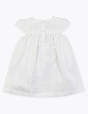 

M&S Collection Taftkleid für besondere Anlässe (0-3 Jahre) - Soft White, Soft White