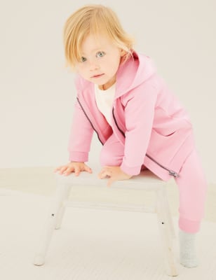 

Boys M&S Collection Cotton Rich Joggers (0-3 Yrs) - Medium Pink, Medium Pink