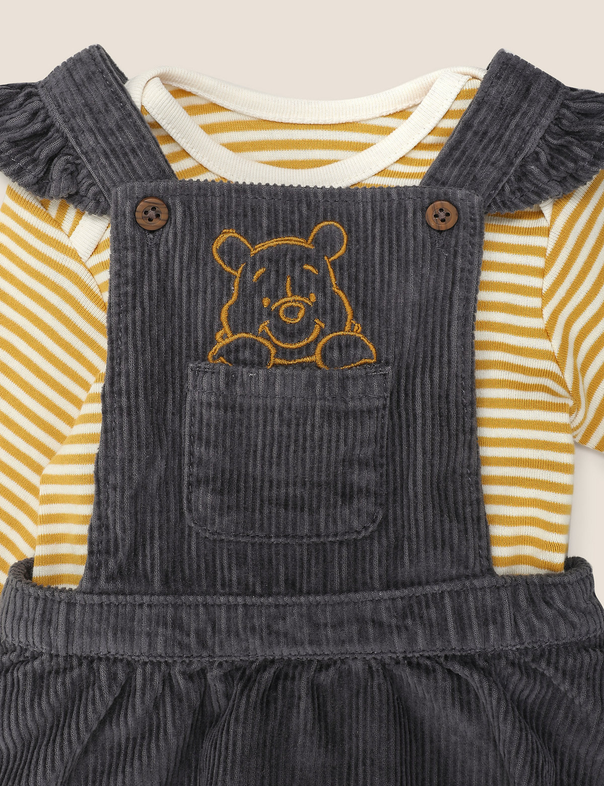 3 Piece Cotton Rich Winnie the Pooh & Friends™ Outfit (0-3 Yrs)