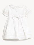Pure Cotton Christening Dress (7lbs-1 Yrs)