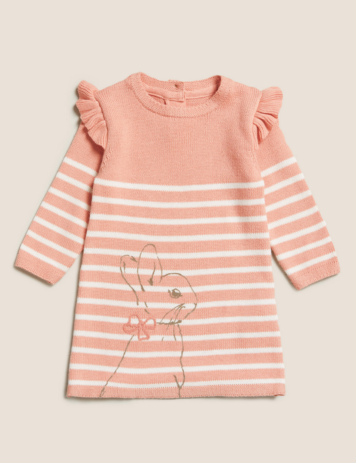 2pc Pure Cotton Peter Rabbit™ Knitted Dress