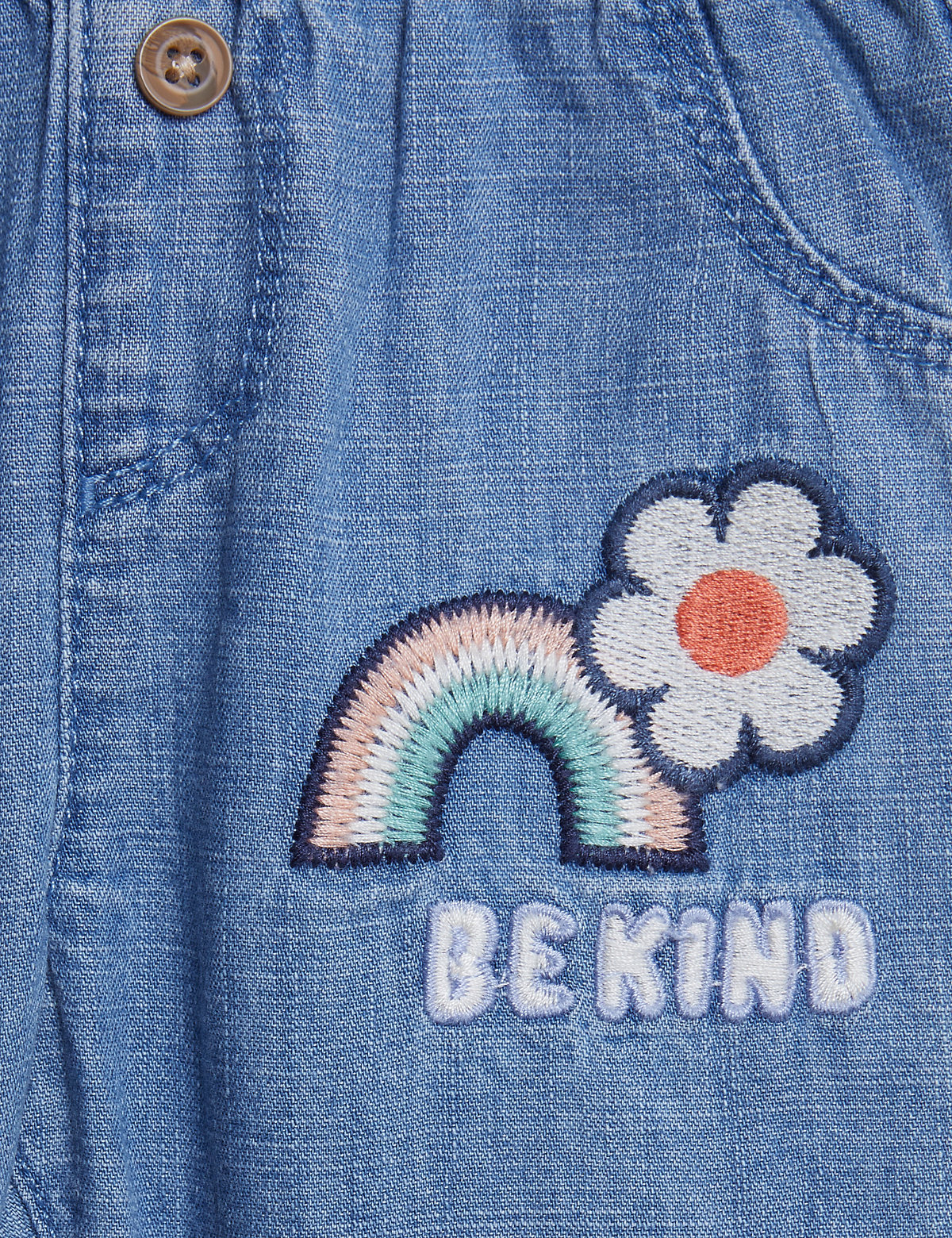 Denim Be Kind Slogan Jeans (0-3 Yrs)