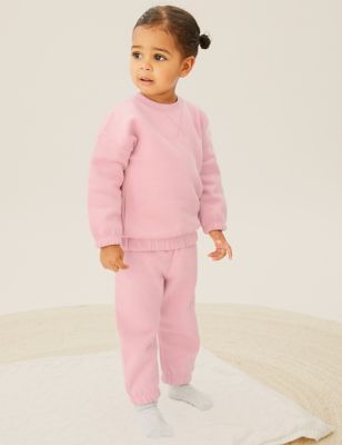 

Boys M&S Collection 2pc Cotton Rich Sweater Outfit (0-3 Yrs) - Pink, Pink