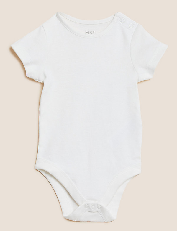 M&S Baby Bodysuit Age 0-3 Months 
