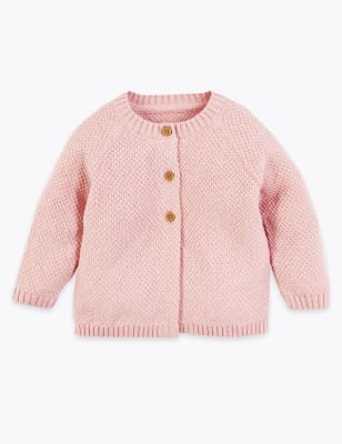 childrens pink cardigan