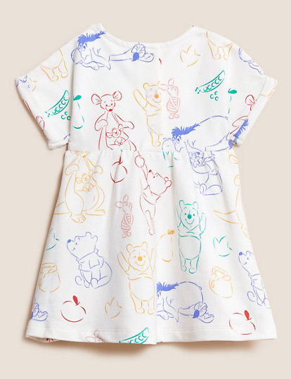 Cotton Rich Winnie the Pooh™ Dress (0-3 Yrs)
