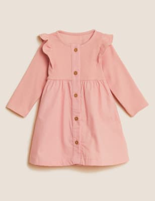 

Girls M&S Collection Cotton Rich Dress (0-3 Yrs) - Pink, Pink