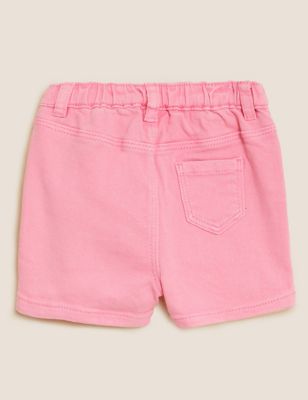 

Girls M&S Collection Denim Shorts (0-3 Yrs) - Coral, Coral