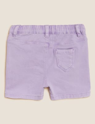 

Girls M&S Collection Denim Shorts (0-3 Yrs) - Purple, Purple