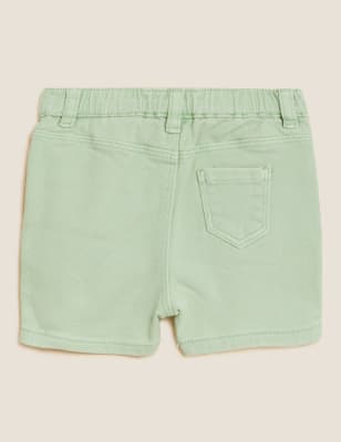 

Girls M&S Collection Denim Shorts (0-3 Yrs) - Green, Green