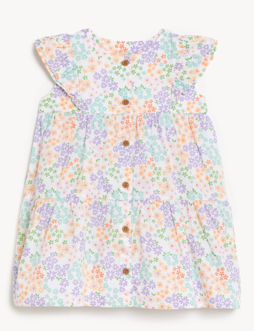 2pc Pure Cotton Floral Outfit (0-3 Yrs) image 3