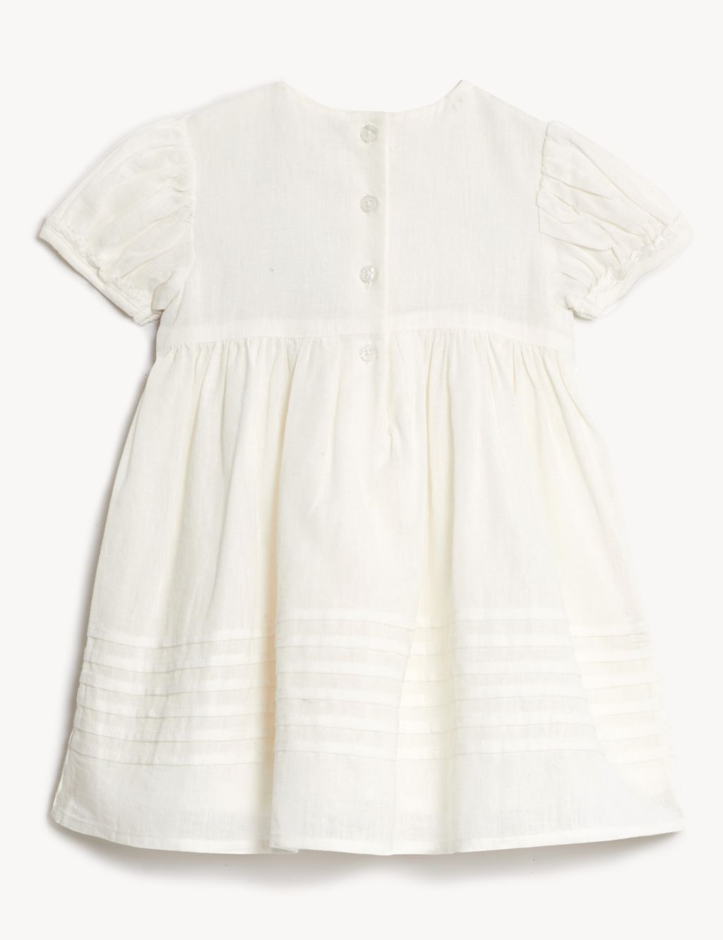 Cotton Rich Embroidered Dress (0 - 3 Yrs) image 2