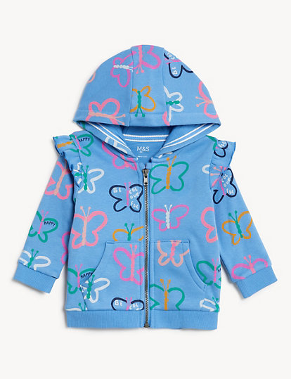Cotton Rich Butterfly Hoodie