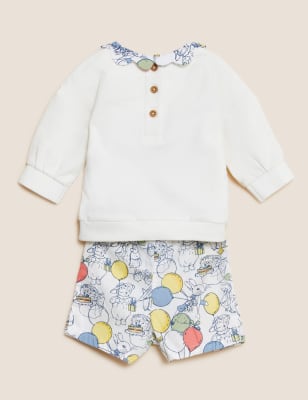 

Girls M&S Collection 2pc Cotton Rich Peter Rabbit™ Outfit (0-3 Yrs) - Cream Mix, Cream Mix