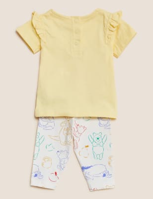 

Girls M&S Collection 2pc Pure Cotton Winnie the Pooh™ Outfit (0-3 Yrs) - Yellow, Yellow