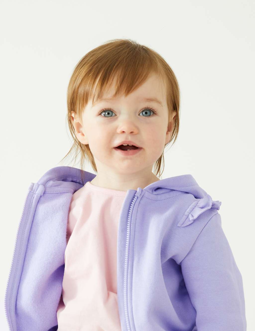 Cotton Rich Zip Hoodie (0-3 Yrs) image 5