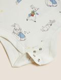 3pc Cotton Rich Peter Rabbit™ Pinny Outfit (0-3 Yrs)