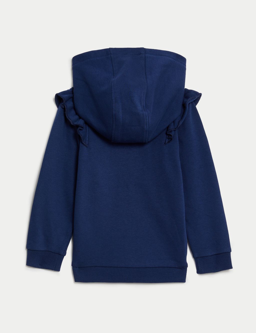 Cotton Rich Frill Hoodie (0-3 Yrs) image 2