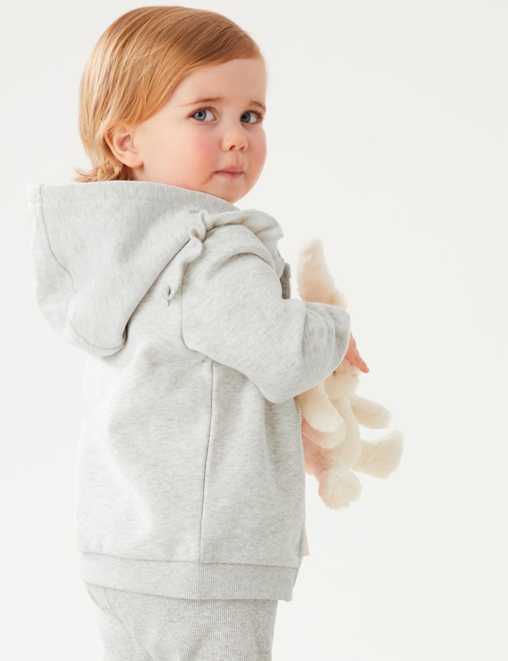 Cotton Rich Frill Hoodie (0-3 Yrs) image 5