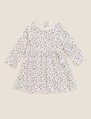 

Girls M&S Collection Animal Print Dress (0-3 Yrs) - Rose Pink, Rose Pink