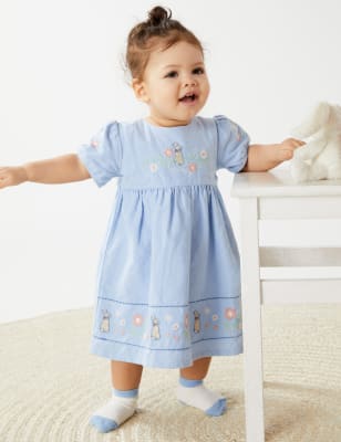 Peter rabbit 2025 smocked dress