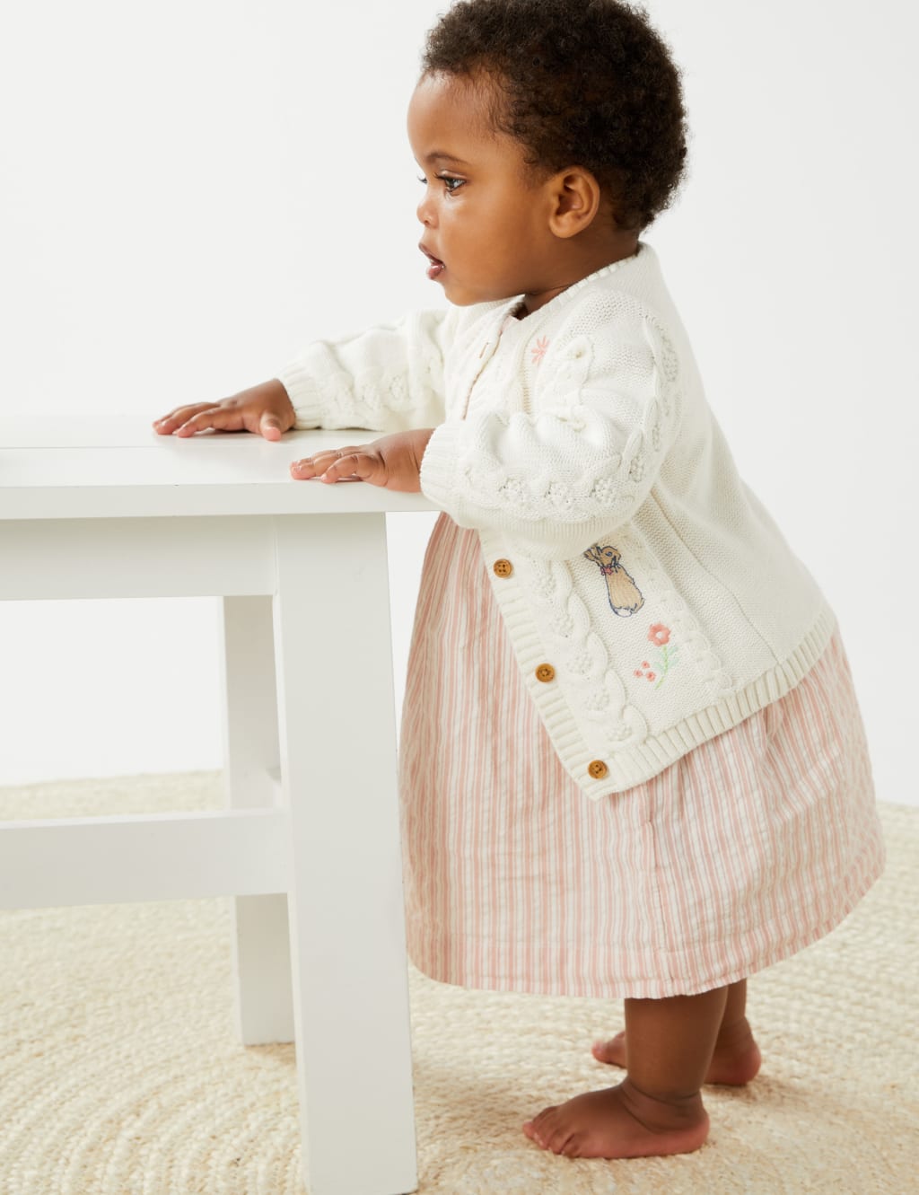 Pure Cotton Peter Rabbit™ Cardigan (0-3 Yrs) image 6